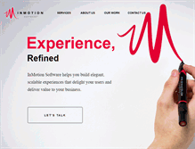 Tablet Screenshot of inmotionsoftware.com